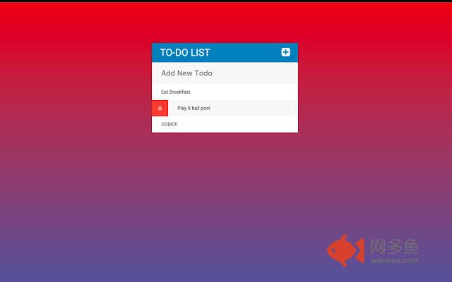 New Tab - TO-DO插件截图