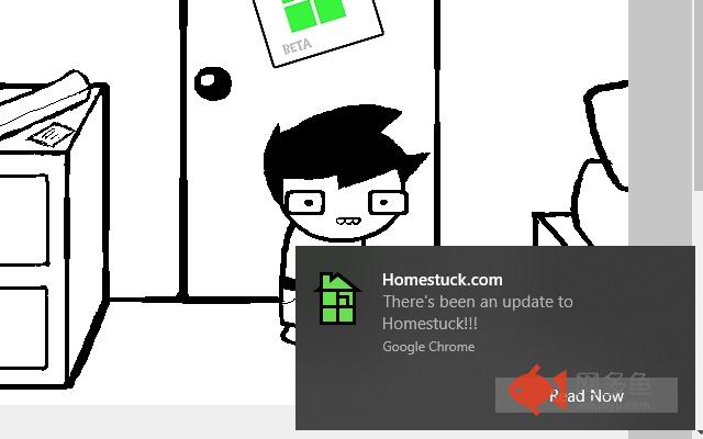 NEW Homestuck Notifier插件截图
