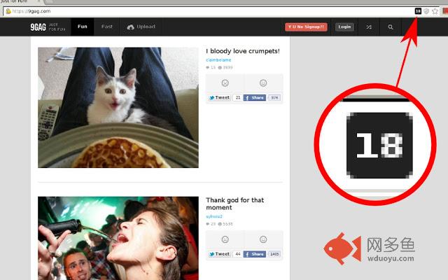 9GAG Counter