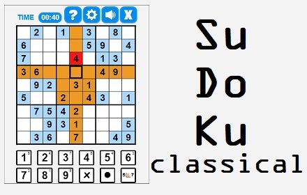 Sudoku - classical for Chrome插件截图