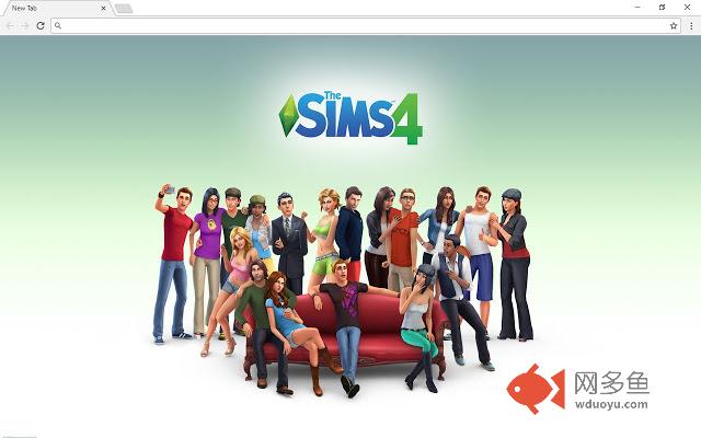 Sims 4 New Tab Page