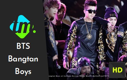 BTS Bangtan Boys Backgrounds & New Tab插件截图