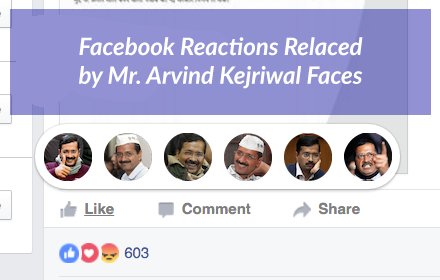 Kejriwal Reactions插件截图