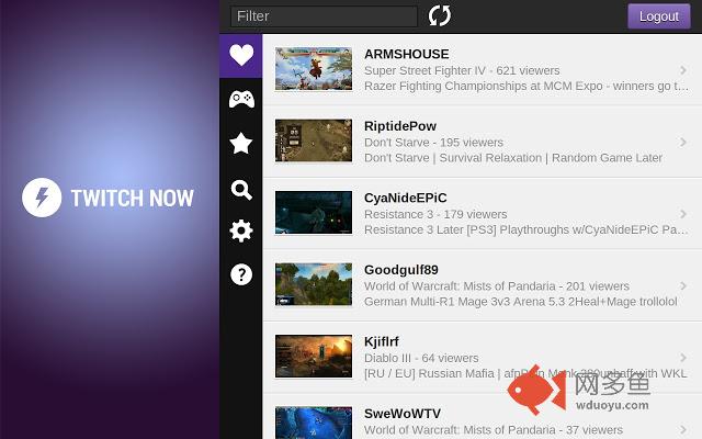 Twitch Now插件截图