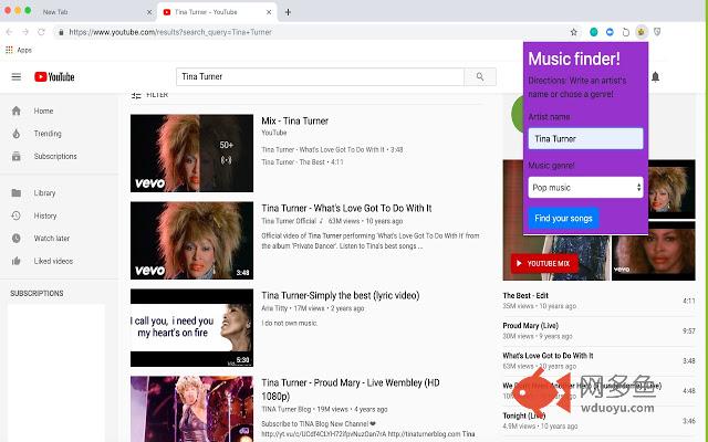 Music finder!插件截图
