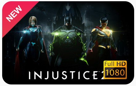 Injustice 2  New Tab & Wallpapers Collection插件截图