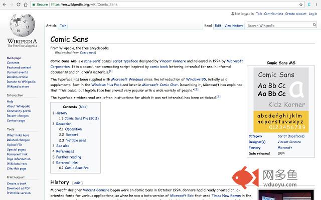 Comic Sans Everything