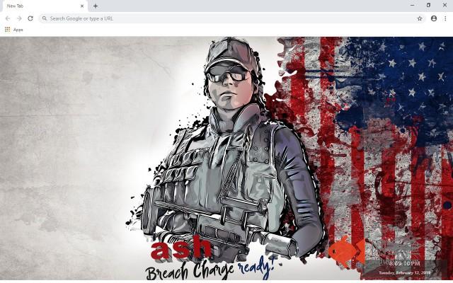 Rainbow Six Siege New Tab Theme