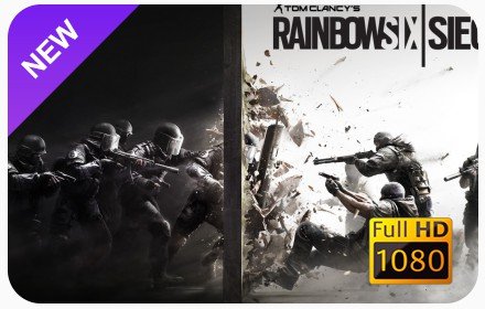 Rainbow Six Siege New Tab Theme插件截图