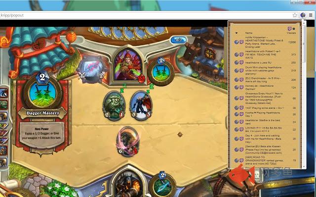 Hearthstone Stream Browser