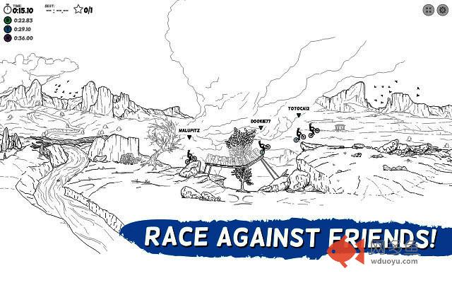 Free Rider - Draw tracks and bikes
