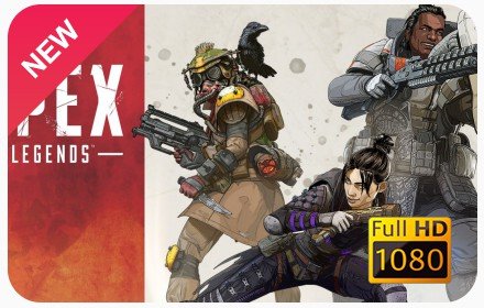 Apex Legends New Tab & Wallpapers Collection插件截图