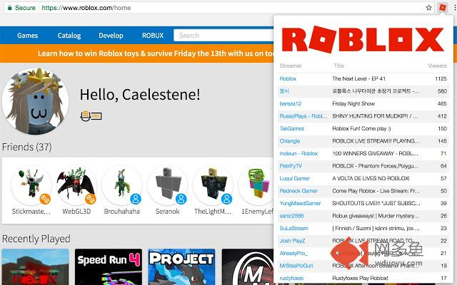Roblox Stream Browser