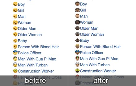 Emoji Skin Tone Randomizer插件截图