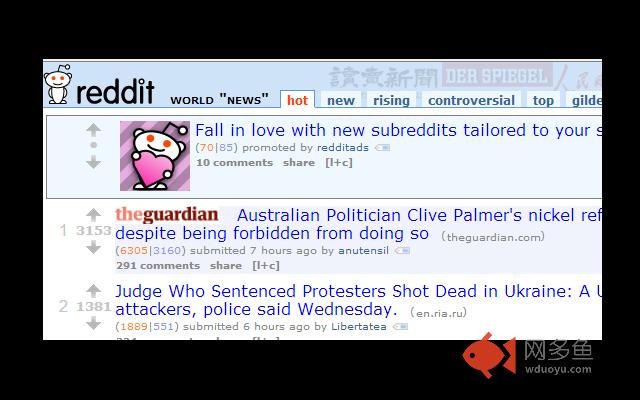 Reddit News Fixer插件截图