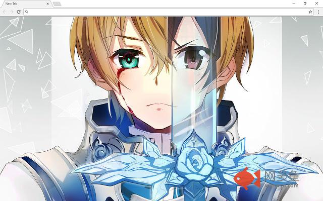Sword Art Online SAO New Tab Page