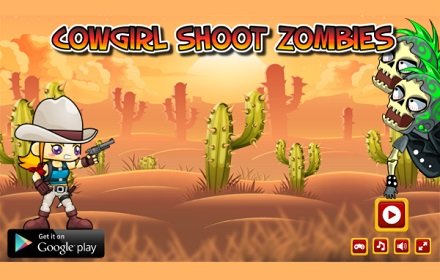 Cowgirl Shooting Zombies - Wild West Style插件截图