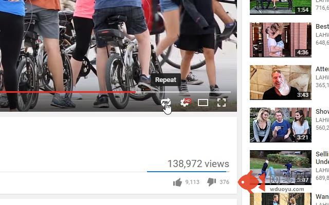 Simple Youtube Repeater插件截图