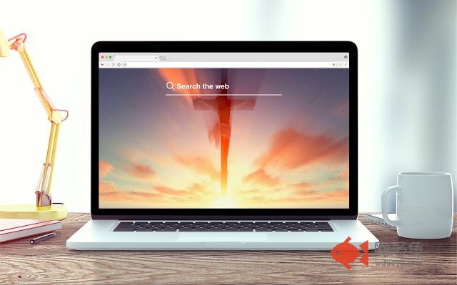 Heavenly Cross New Tab Theme