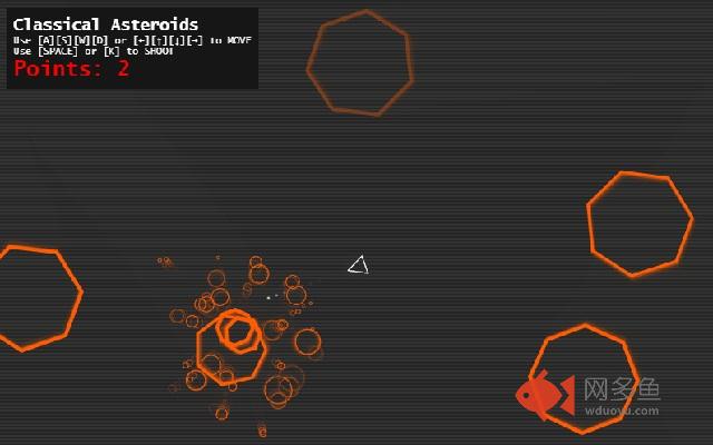 Asteroids - Classical Asteroid Game, Improved