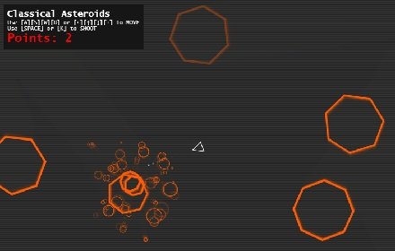 Asteroids - Classical Asteroid Game, Improved插件截图