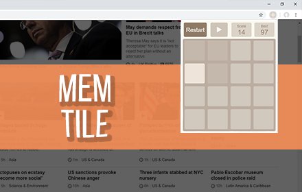 Mem Tile (Popup Game)插件截图