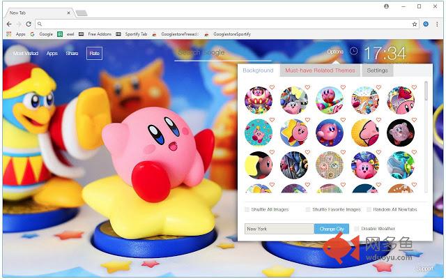 Kirby HD Wallpapers New Tab Themes