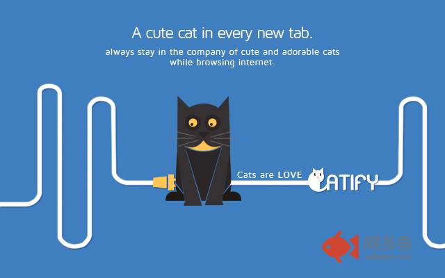 Catify - Cute cat in New Tab.