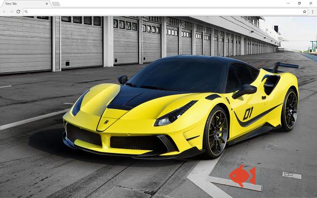 Lambo-Ferrari-Bugatti Super Cars New Tab