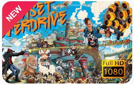 Sunset Overdrive New Tab插件截图
