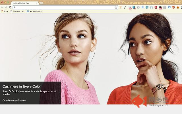 Fashionable New Tab Page插件截图