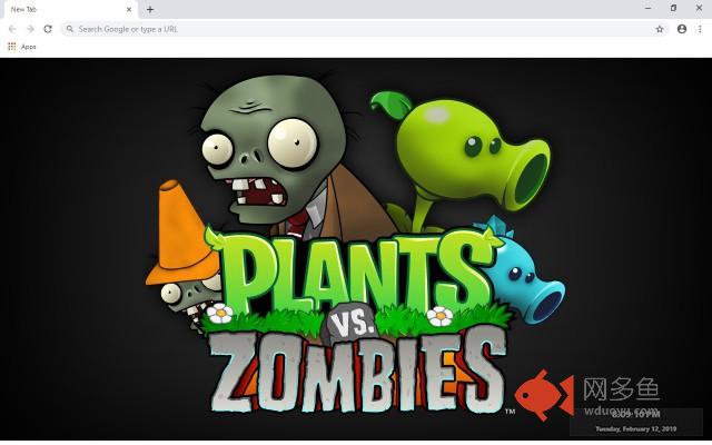 Plants vs Zombies 2 New Tab Theme