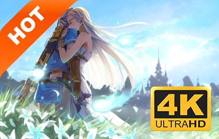 塞尔达传说：荒野之息 新标签页 高清壁纸 流行游戏 主题插件截图