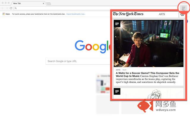 The New York Times Arts插件截图