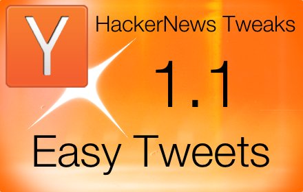 HackerNews Tweaks插件截图