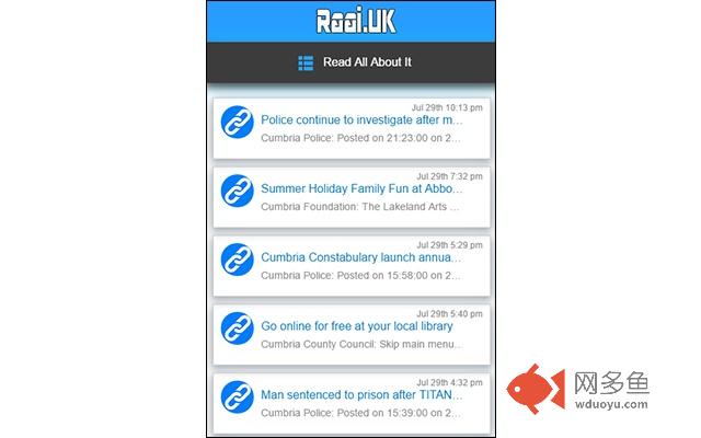 Cumbria - Read All About It插件截图