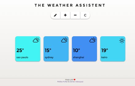 The Weather Assistent插件截图