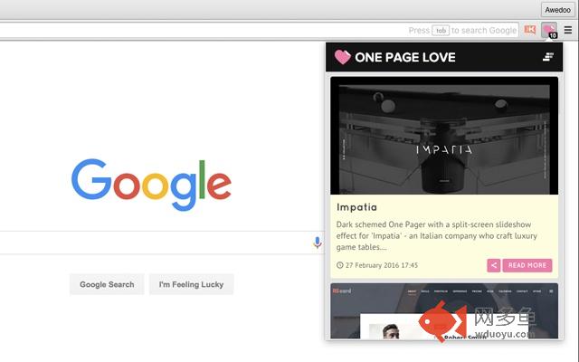 One Page Love