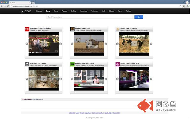 Video Search Homepage插件截图