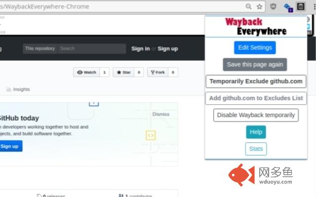 Wayback Everywhere插件截图