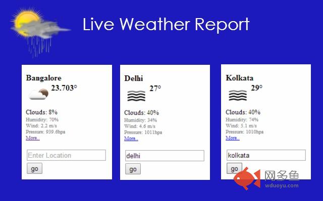 Live Weather Report