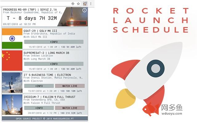Rocket Launch Schedule