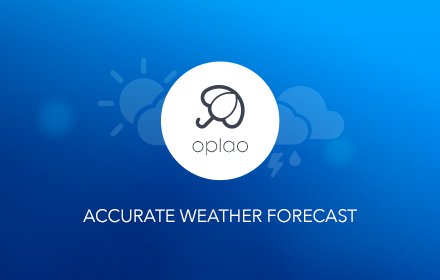 Oplao weather插件截图
