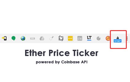 HODL - Ethereum Price Ticker插件截图