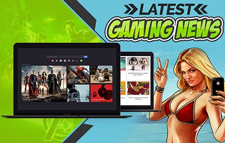 Geeks Fest - New Tab Gaming News插件截图