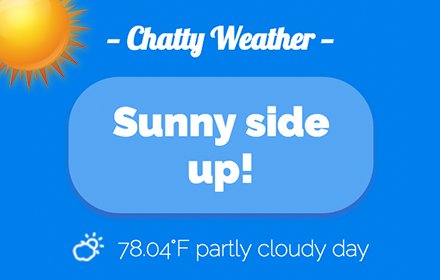 Chatty Weather插件截图