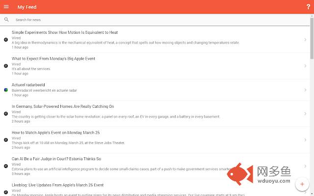 Newsfeeder Quick-launch插件截图