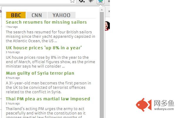 Top Stories News - BCY (BBC, CNN, YAHOO)插件截图