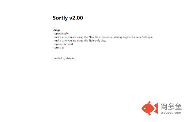 Sortly (a Feedly extension)
