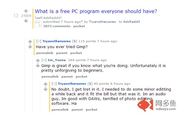 Favorite Users - Reddit插件截图